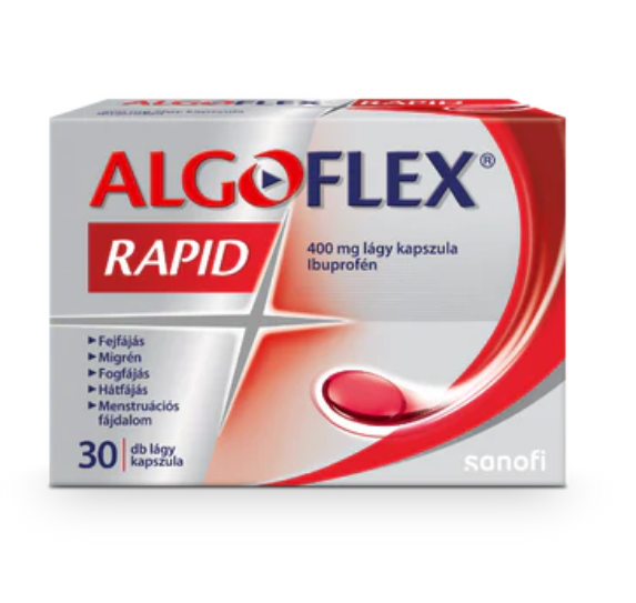 <b>Algoflex Rapid 400 mg</b><br>LÁGY KAPSZULA